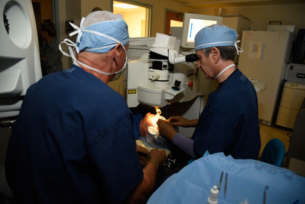 Patient Having LASIK Surgery